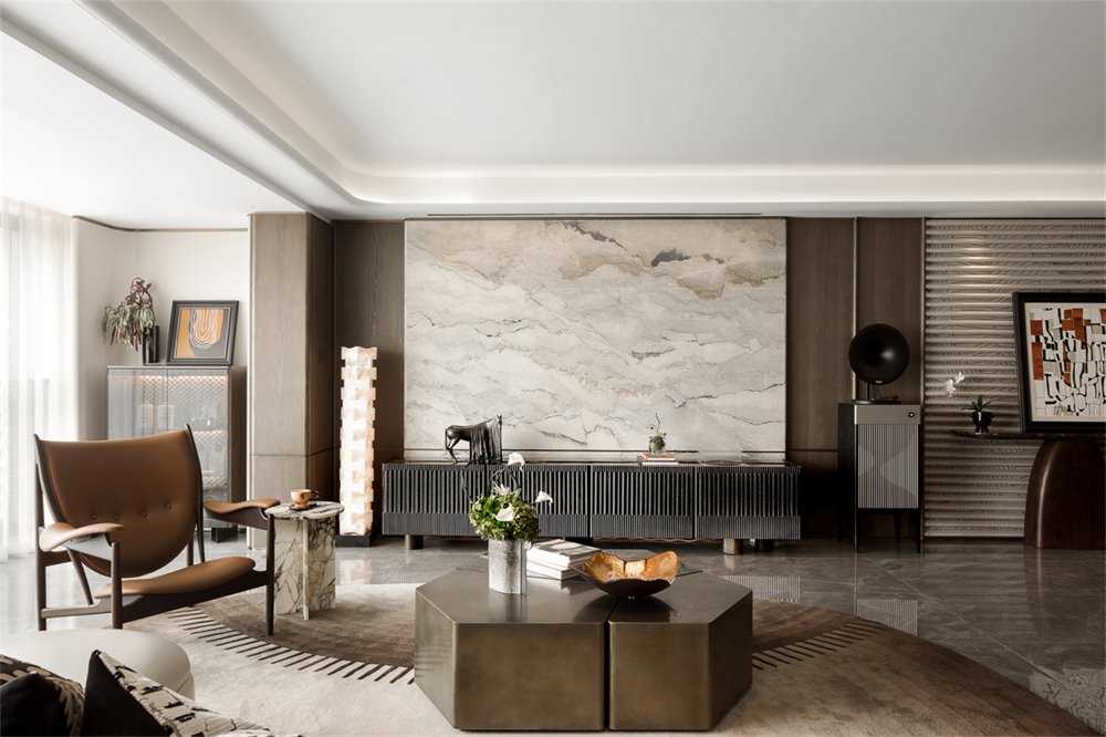 178㎡現代極簡樣板房,時尚雅致美家(圖3) 3.jpg