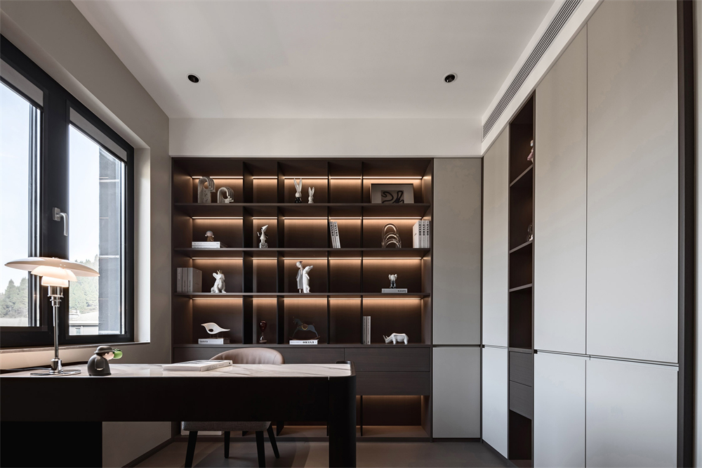 180㎡現代極簡復式,生活中的藝術感(圖20) 21.jpg