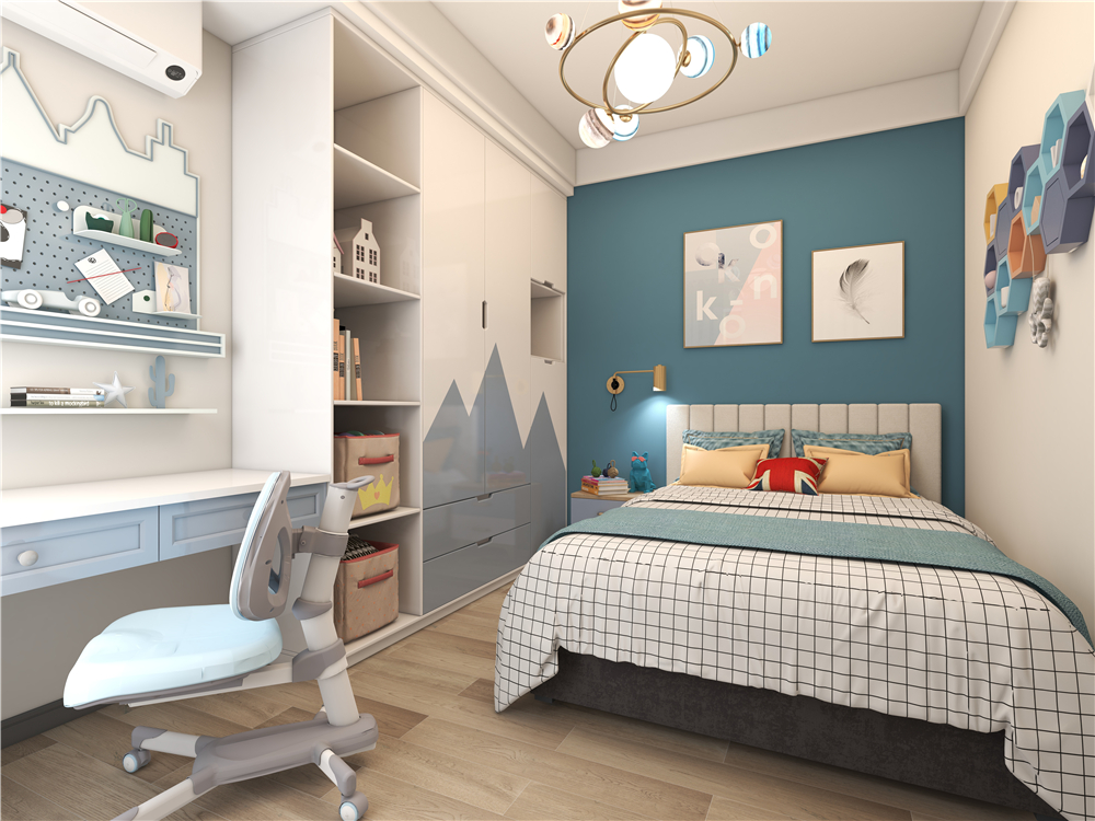 兒童房設計選擇全屋定制怎么樣?(圖1) 整木定制,全屋定制,定制家居