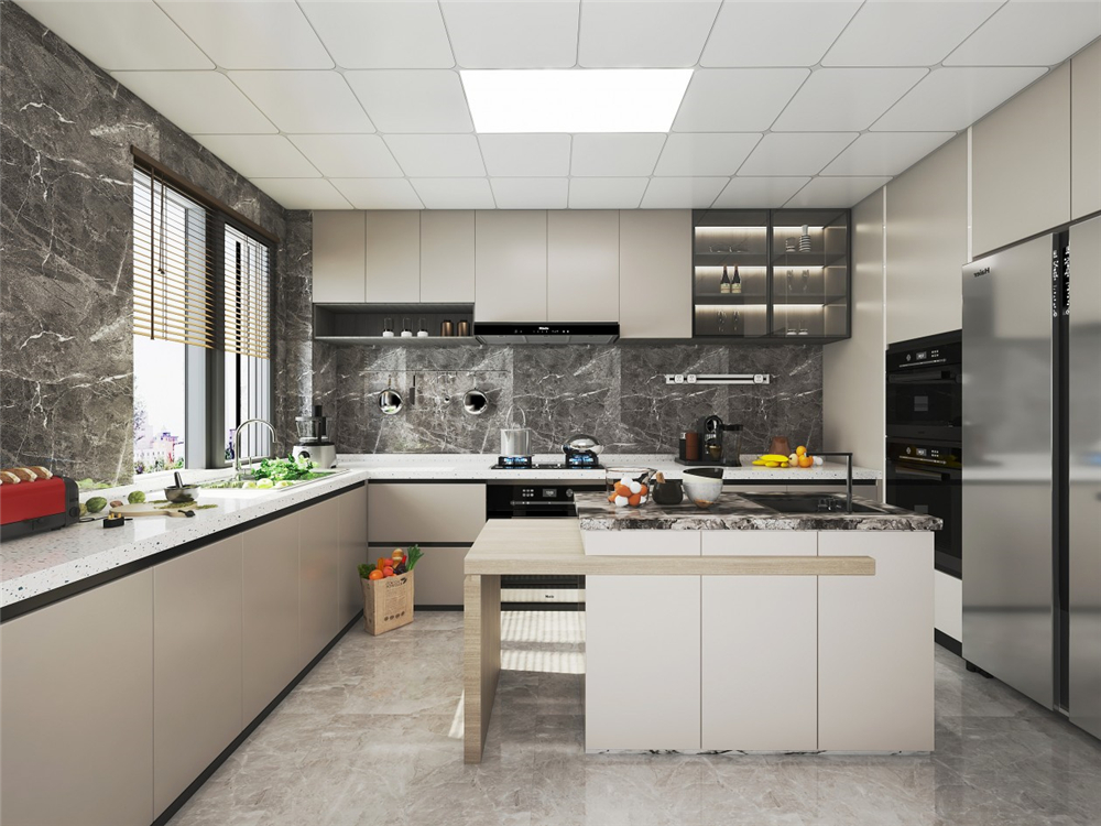 全屋定制廚房都有哪些家具?(圖2) 全屋定制廚房都有哪些家具?(圖2)