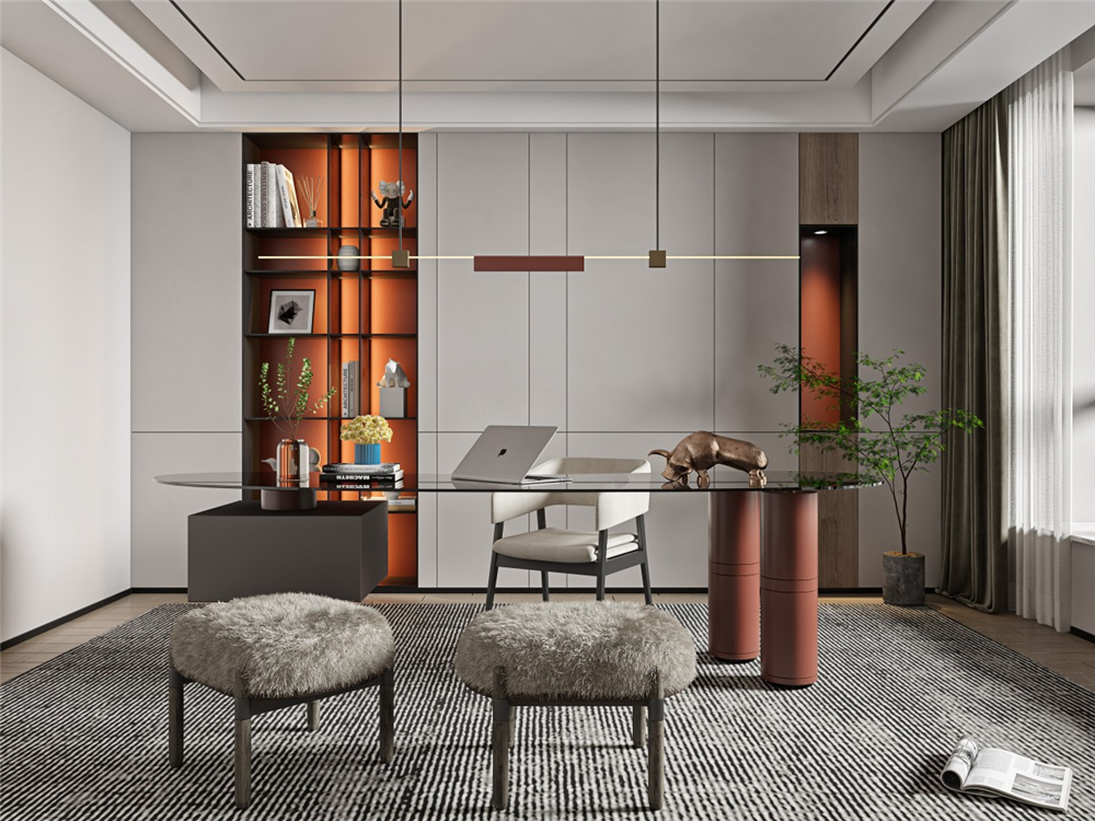 書房一般都裝修什么風(fēng)格的比較好？(圖1)